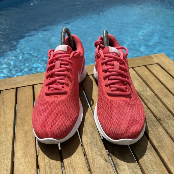 Nike Womens Revolution 4 908999-800 Coral Running Shoes Sneakers Size 7.5 - Picture 4 of 8